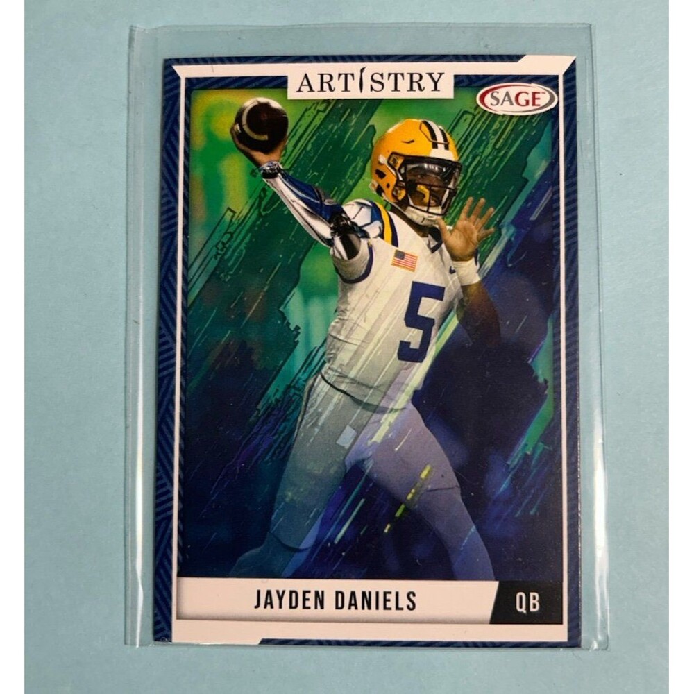 2024 Jaylen Daniels  -LSU Sage Artistry  Silver Variation RC #59
